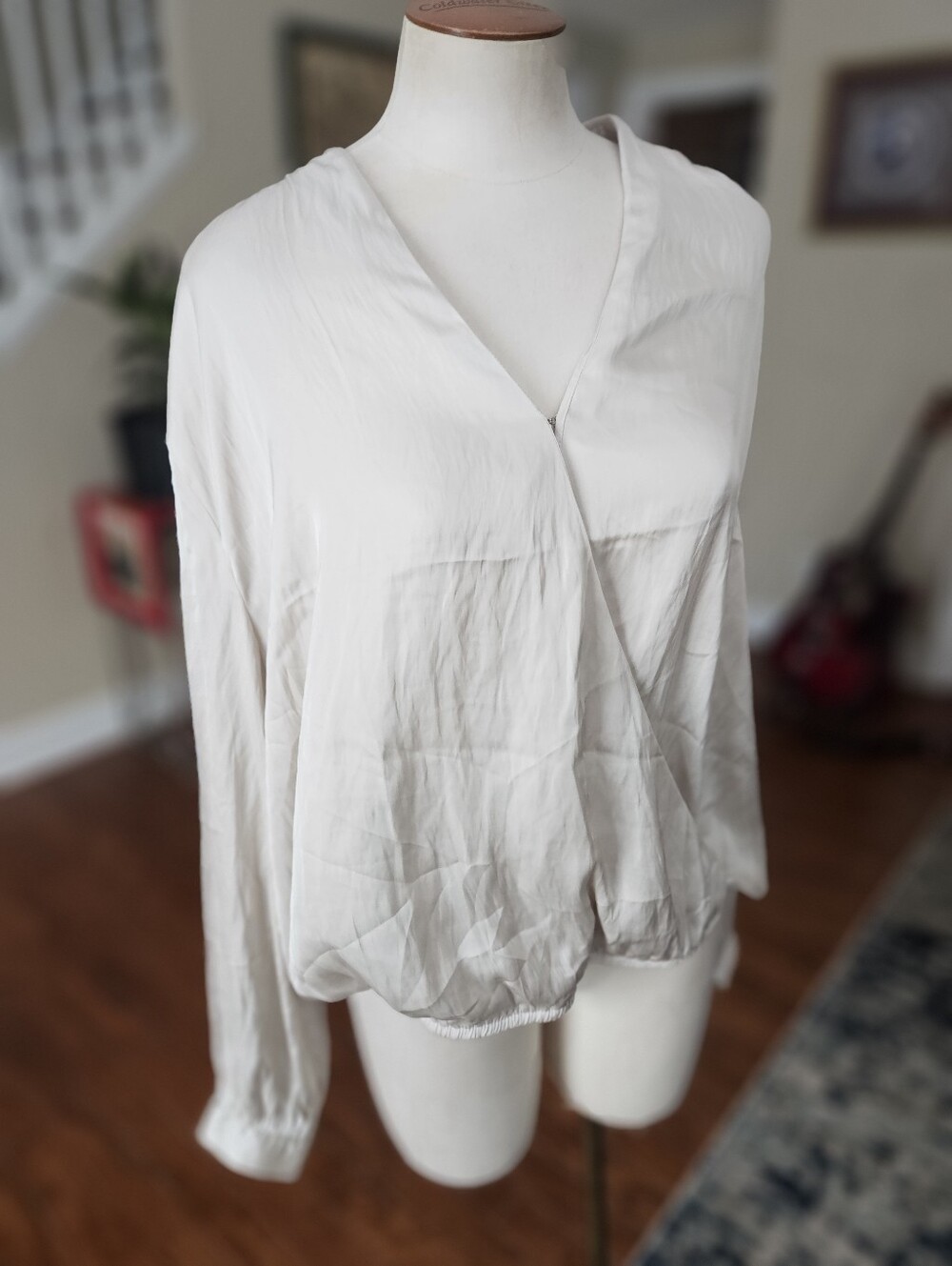 NWT! Old Navy Off White Blouse XL